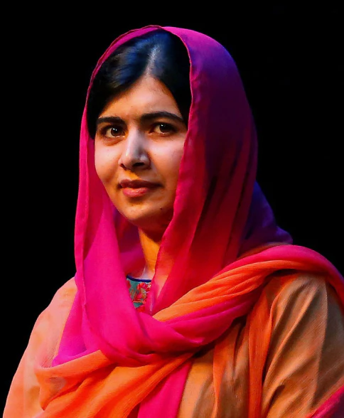 Portrait de Malala Yousafzai